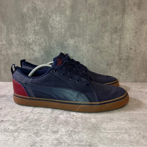 Puma Sneakers Mens sz 11.5 - navy/red - Picture 1 of 6